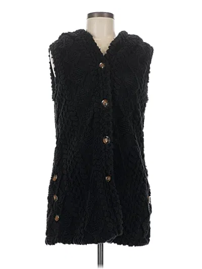 Pre-owned Unbranded Sweater Vest In Black