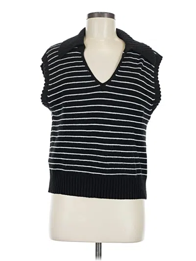 Pre-owned Unbranded Sweater Vest In Black