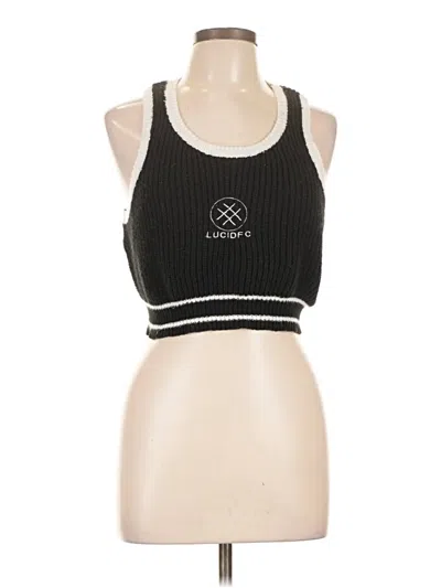 Pre-owned Unbranded Sweater Vest In Black