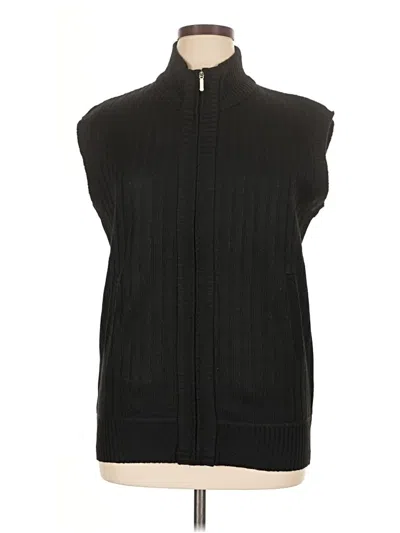 Pre-owned Unbranded Sweater Vest In Black