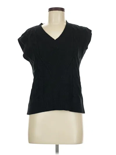 Pre-owned Unbranded Sweater Vest In Black