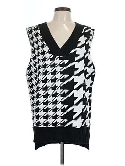 Pre-owned Unbranded Sweater Vest In Black