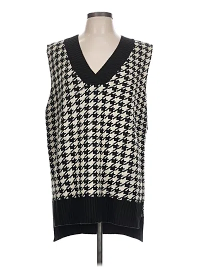 Pre-owned Unbranded Sweater Vest In Black