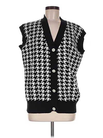 Pre-owned Unbranded Sweater Vest In Black
