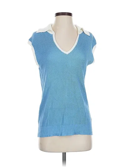 Pre-owned Unbranded Sweater Vest In Blue