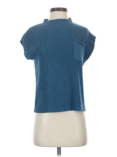 Pre-owned Unbranded Sweater Vest In Blue