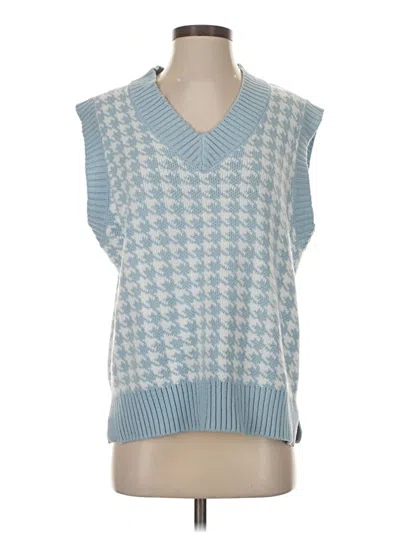 Pre-owned Unbranded Sweater Vest In Blue