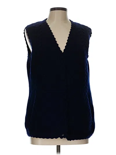 Pre-owned Unbranded Sweater Vest In Blue