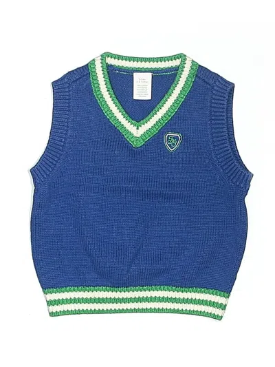 Pre-owned Unbranded Babies' Sweater Vest In Blue