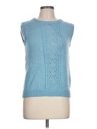 Pre-owned Unbranded Sweater Vest In Blue