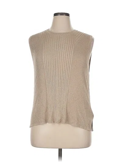 Pre-owned Unbranded Sweater Vest In Brown