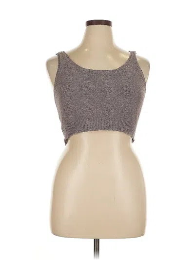 Pre-owned Unbranded Sweater Vest In Brown