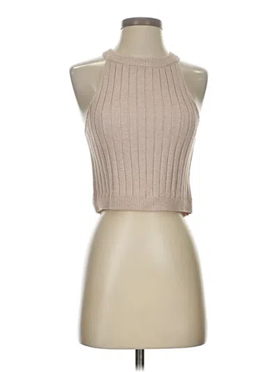 Pre-owned Unbranded Sweater Vest In Brown