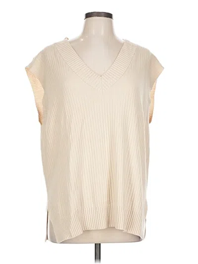 Pre-owned Unbranded Sweater Vest In Brown