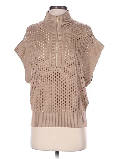 Pre-owned Unbranded Sweater Vest In Brown