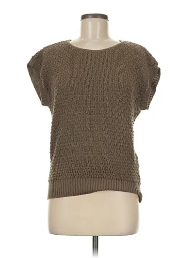 Pre-owned Unbranded Sweater Vest In Brown