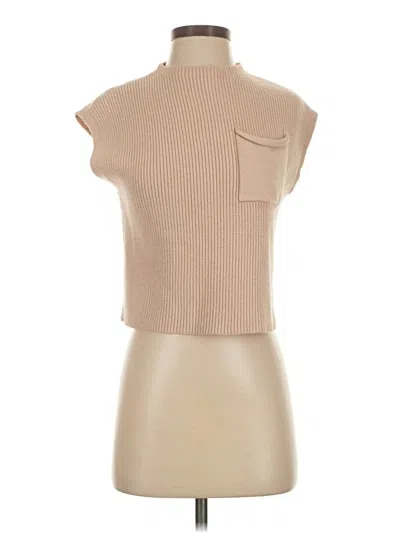 Pre-owned Unbranded Sweater Vest In Brown
