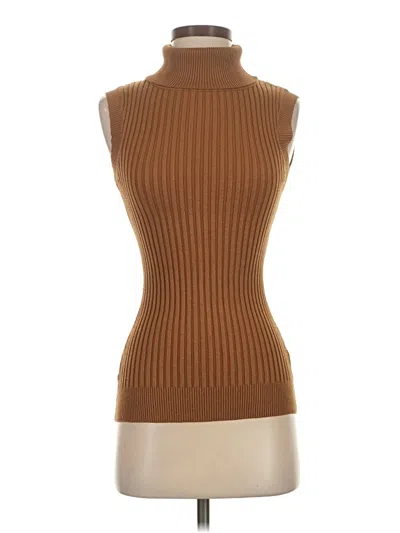 Pre-owned Unbranded Sweater Vest In Brown