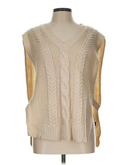 Pre-owned Unbranded Sweater Vest In Brown