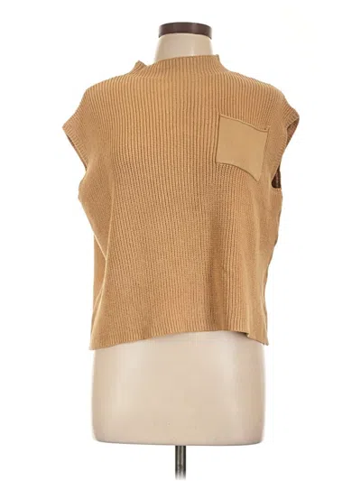 Pre-owned Unbranded Sweater Vest In Brown