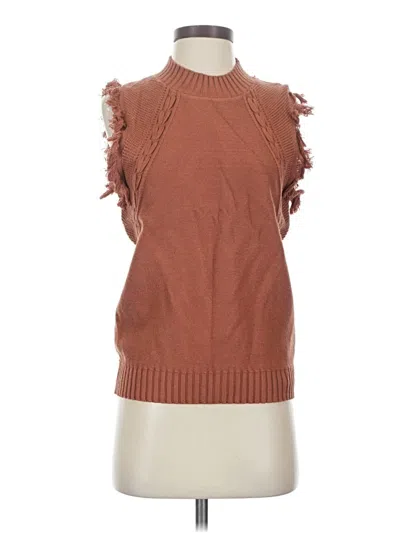 Pre-owned Unbranded Sweater Vest In Brown