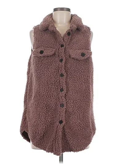 Pre-owned Unbranded Sweater Vest In Brown