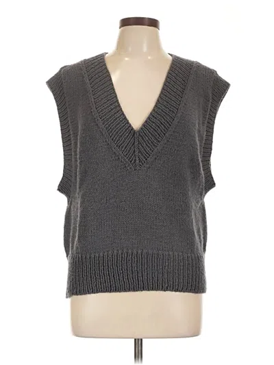 Pre-owned Unbranded Sweater Vest In Gray
