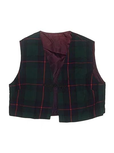 Pre-owned Unbranded Kids' Sweater Vest In Green