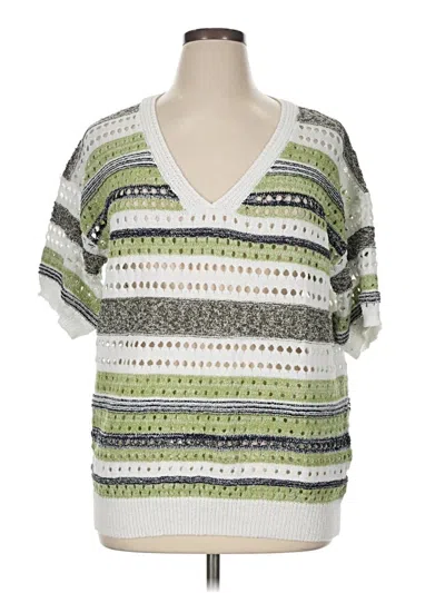 Pre-owned Unbranded Sweater Vest In Green