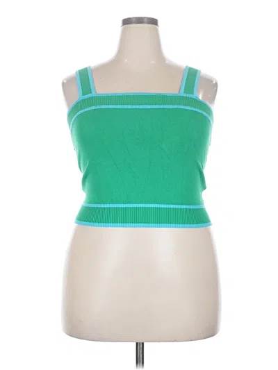 Pre-owned Unbranded Sweater Vest In Green