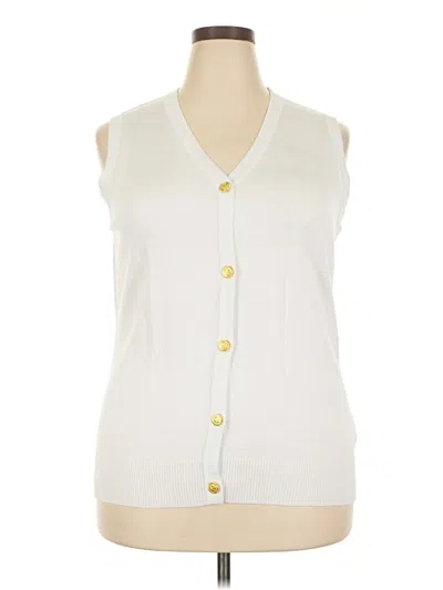 Pre-owned Unbranded Sweater Vest In Ivory