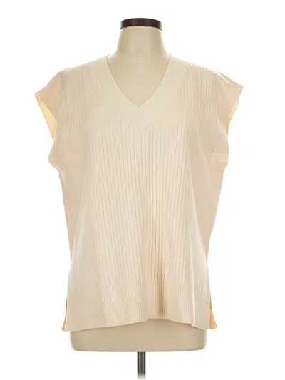 Pre-owned Unbranded Sweater Vest In Ivory