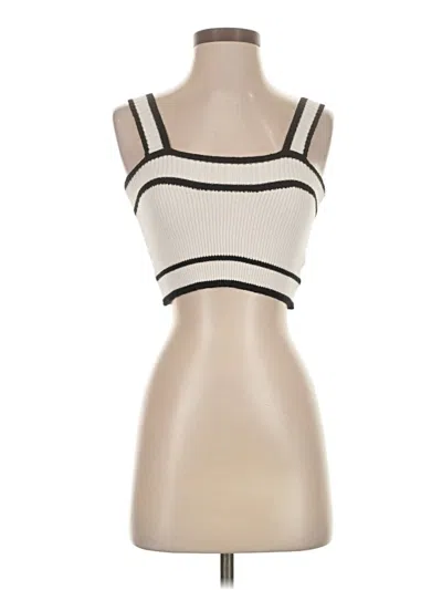 Pre-owned Unbranded Sweater Vest In Ivory