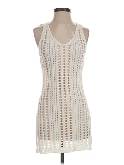 Pre-owned Unbranded Sweater Vest In Ivory