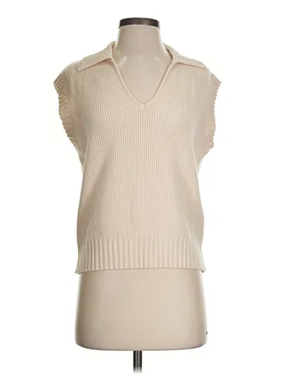 Pre-owned Unbranded Sweater Vest In Ivory