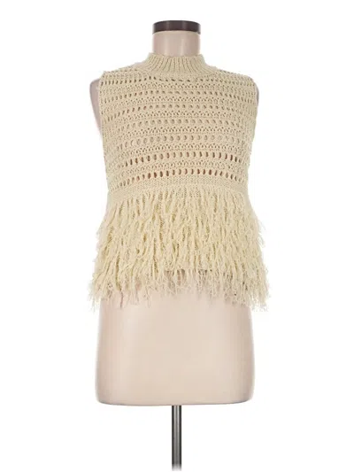 Pre-owned Unbranded Sweater Vest In Ivory
