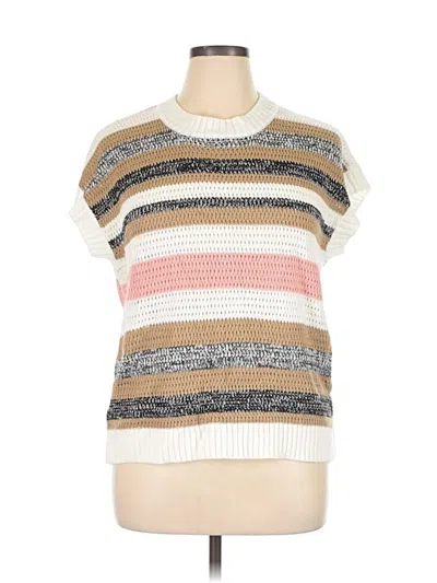 Pre-owned Unbranded Sweater Vest In Ivory