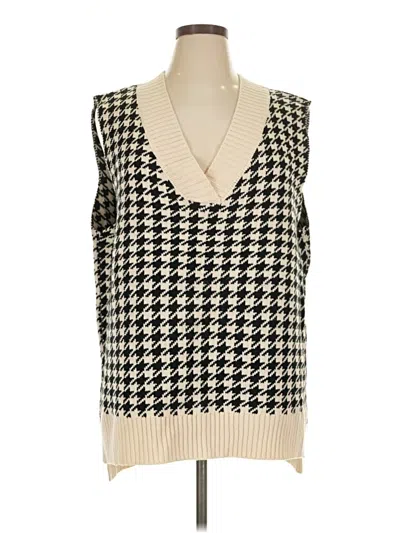 Pre-owned Unbranded Sweater Vest In Ivory