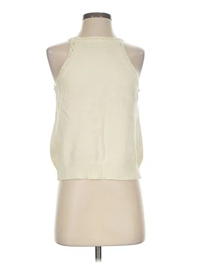 Pre-owned Unbranded Sweater Vest In Ivory