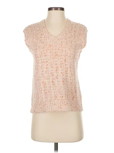 Pre-owned Unbranded Sweater Vest In Orange