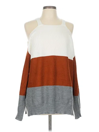 Pre-owned Unbranded Sweater Vest In Orange