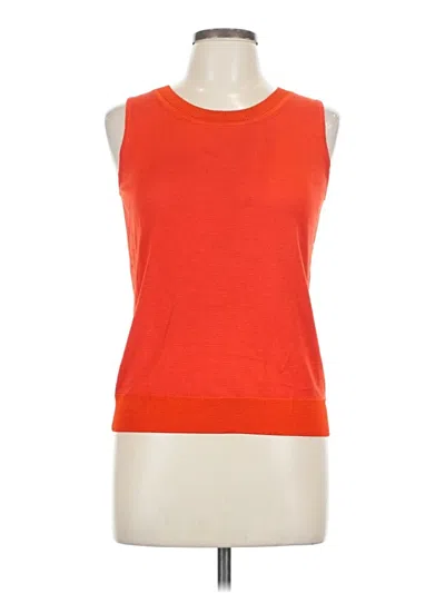 Pre-owned Unbranded Sweater Vest In Orange