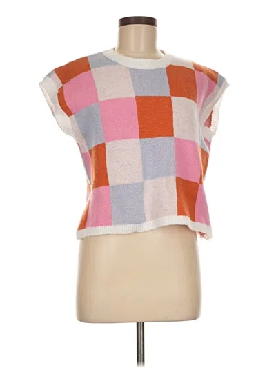 Pre-owned Unbranded Sweater Vest In Pink