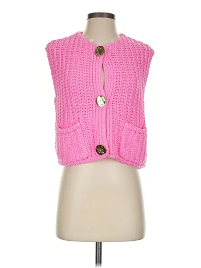 Pre-owned Unbranded Sweater Vest In Pink
