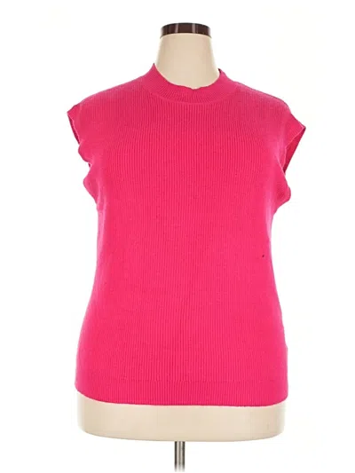 Pre-owned Unbranded Sweater Vest In Pink
