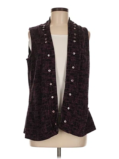 Pre-owned Unbranded Sweater Vest In Purple