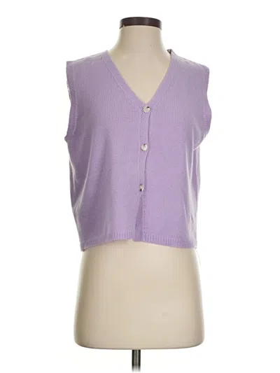 Pre-owned Unbranded Sweater Vest In Purple