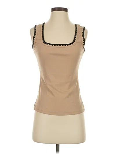 Pre-owned Unbranded Sweater Vest In Tan