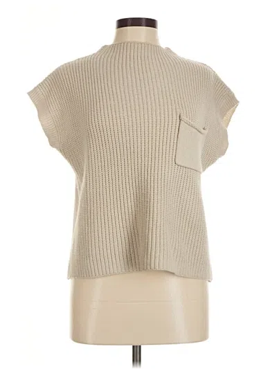 Pre-owned Unbranded Sweater Vest In Tan
