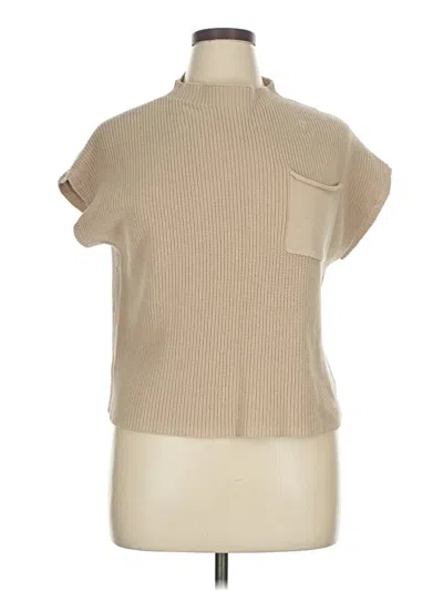 Pre-owned Unbranded Sweater Vest In Tan